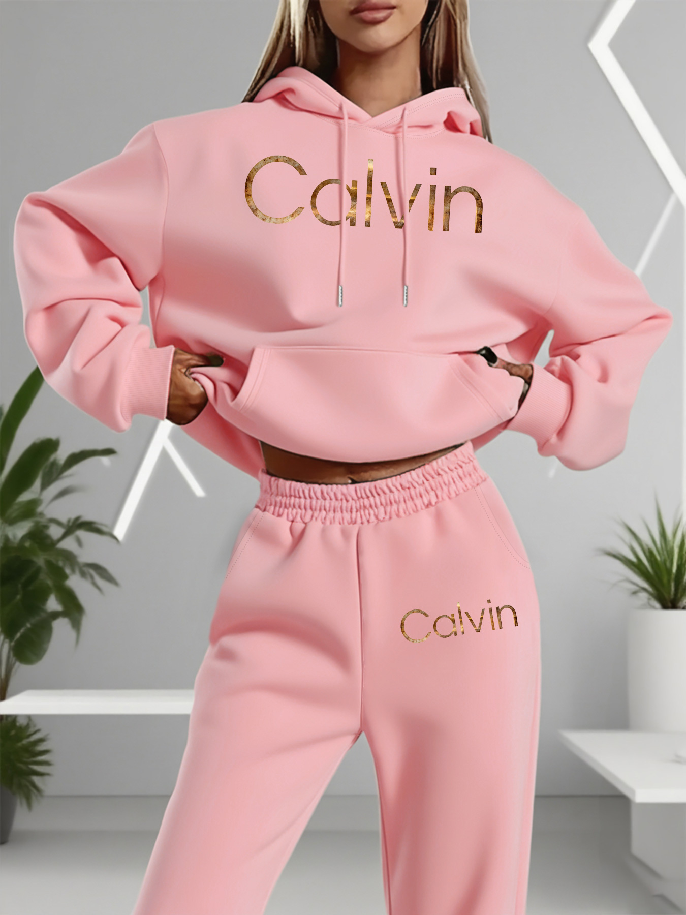 Women Fashion Styles - Women's fashion pullover and pants set,