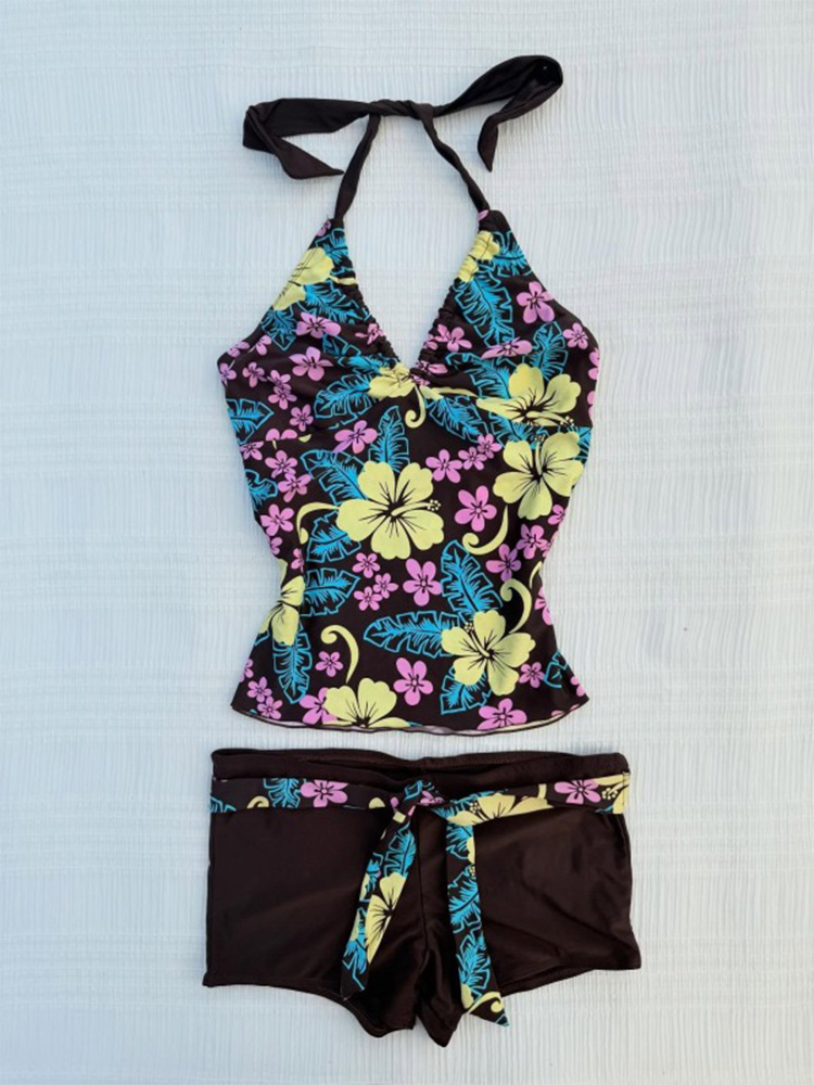 Women Fashion Images - Summer Women Hawaiian Tropical Beach Hibiscus