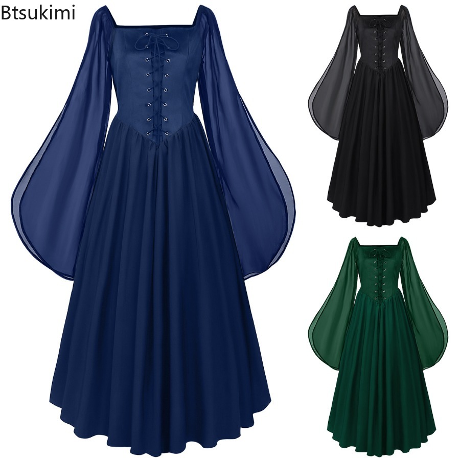 Women'S Fashion Renaissance Period - Medieval Dress Renaissance Period Split Flared