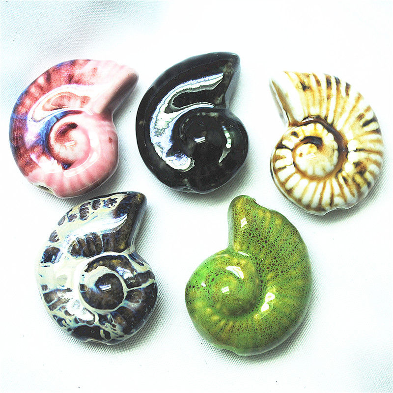 Women'S Fashion Market Size - 6PCS New Ceramic Matching Beads Conch