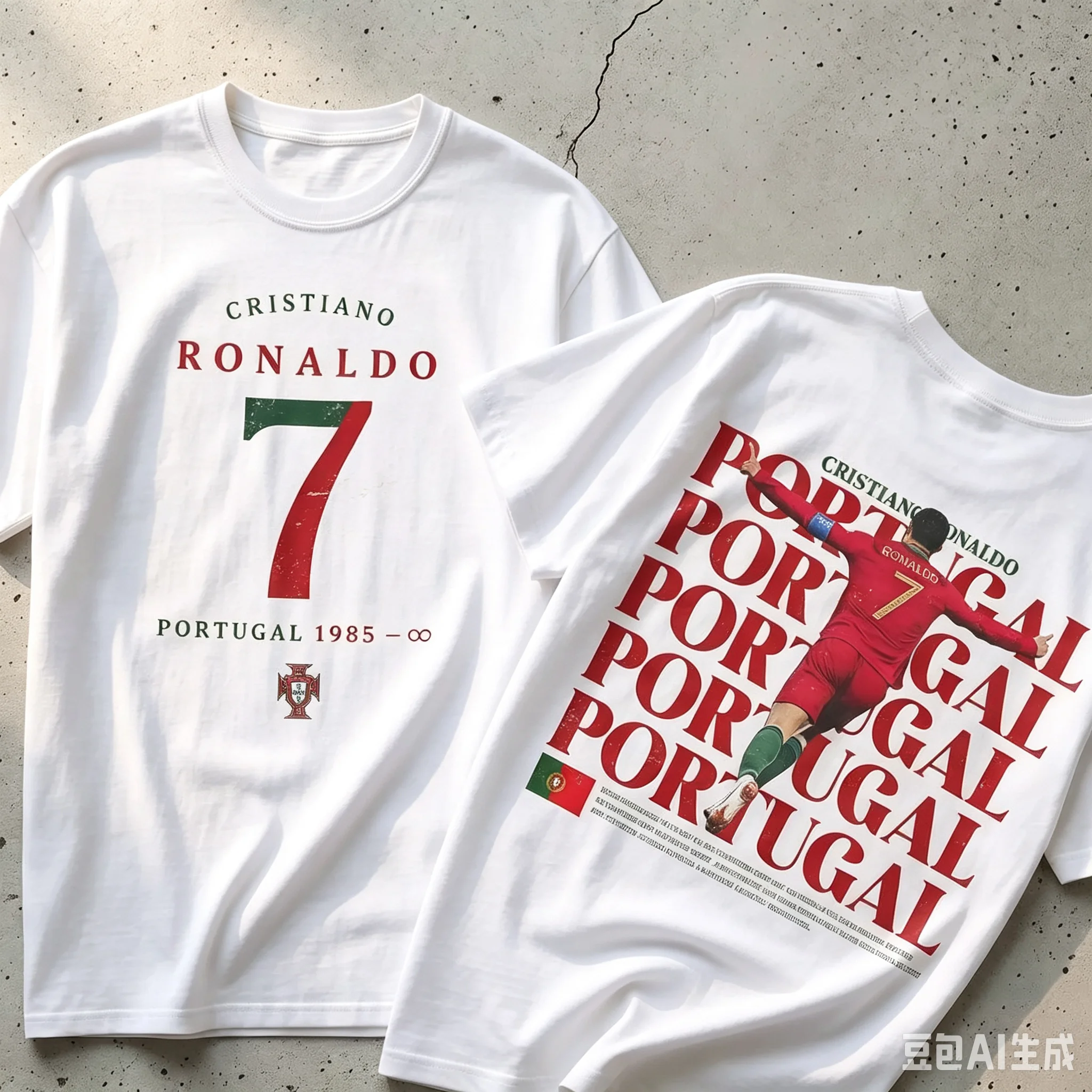 CR7 Soccer Graphic Football T- - đánh giá và giá Women'S Fashion Portugal
