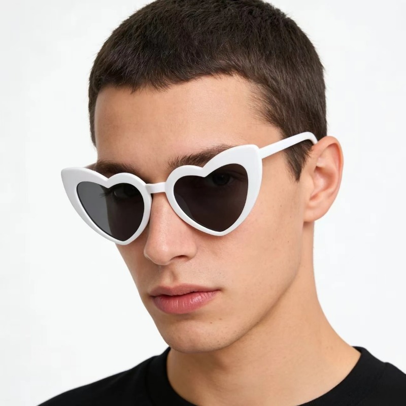 Cartoon White Heart Sunglasses - đánh giá và giá Women'S Fashion Eyeglass Frames