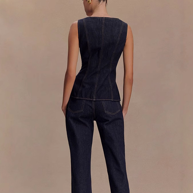 Summer Denim Pant Sets Women 2 - đánh giá và giá Women Fashion Jeans Top