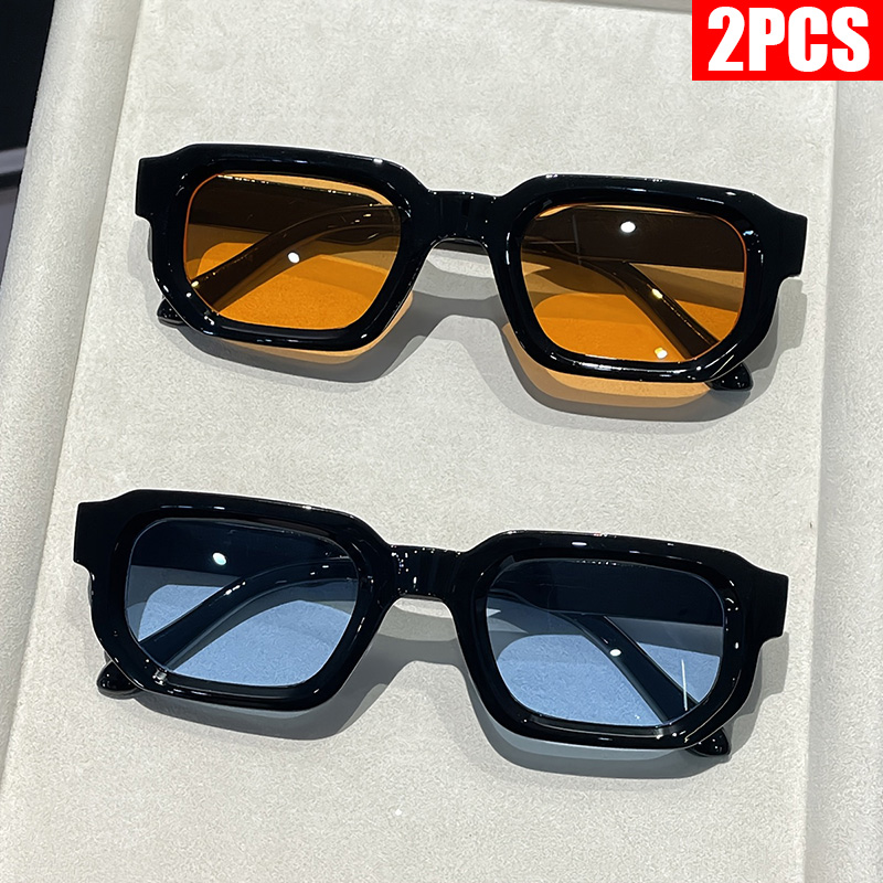 2/3PCS Vintage Rectangle Frame - đánh giá và giá Women'S Fashion Eyeglass Frames