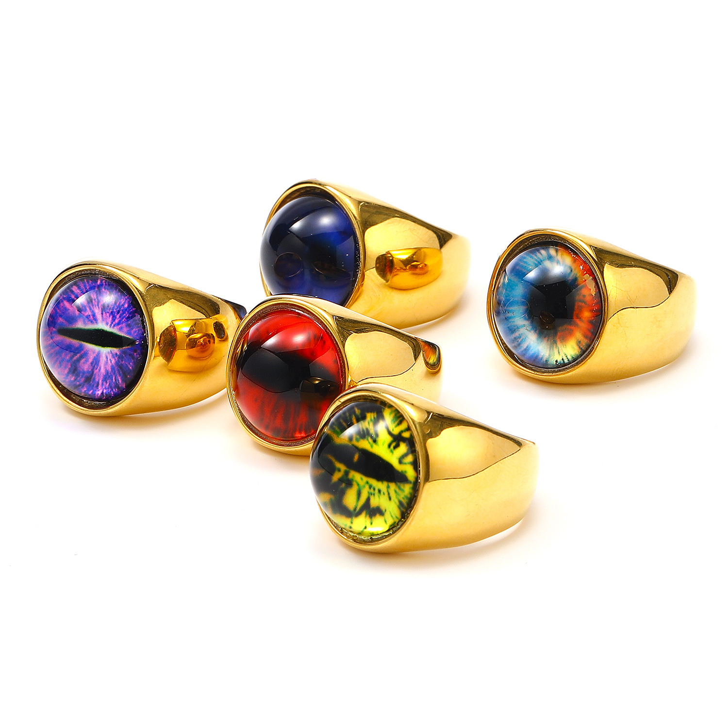 Round Devil's Eye Stainless St - đánh giá và giá Women'S Fashion Market Size