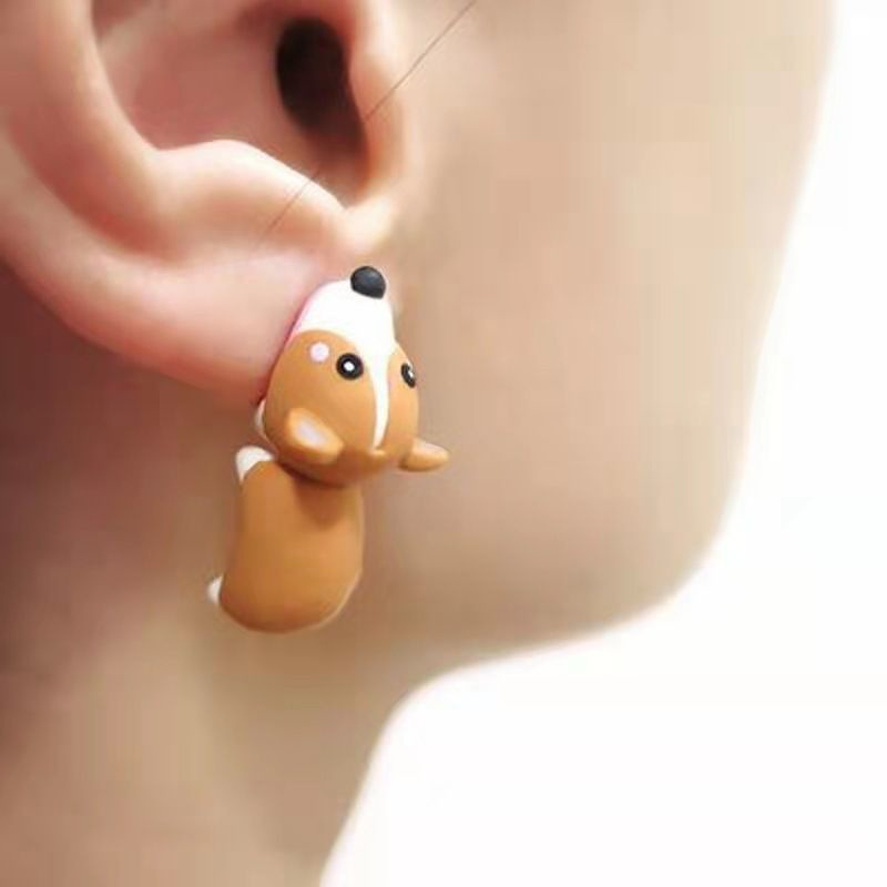 2pcs/1pair Animal Cartoon Stud - đánh giá và giá Women'S Fashion Earrings