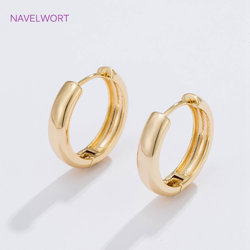 6 Sizes Gold Plated Circle Hoo - đánh giá và giá Women'S Fashion Earrings
