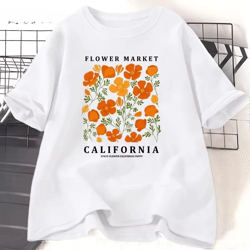 Flower Market California T Shi - đánh giá và giá Women'S Fashion Market Size