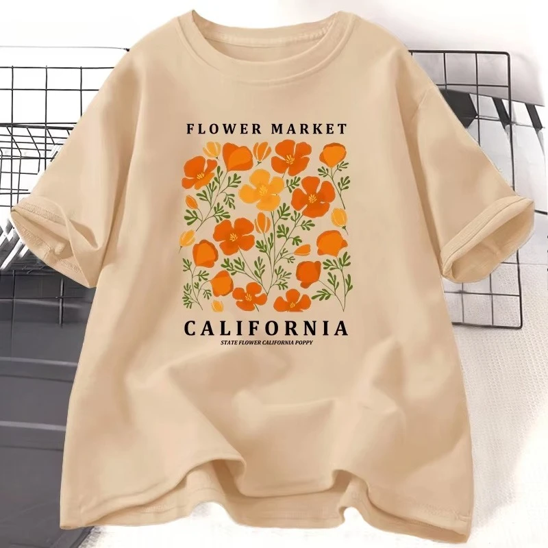 Flower Market California T Shi - đánh giá và giá Women'S Fashion Market Size