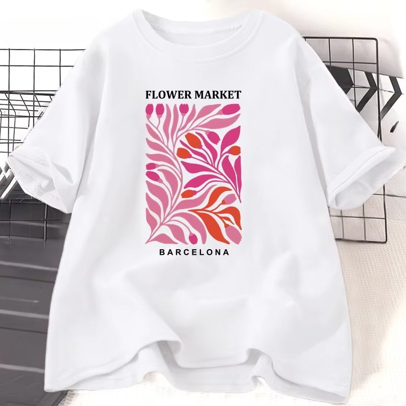 Flower Market Barcelona Tshirt - đánh giá và giá Women'S Fashion Market Size