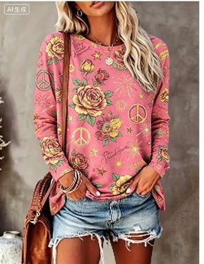 Women Long Sleeve T‑Shirt Hipp - đánh giá và giá Women Fashion Images