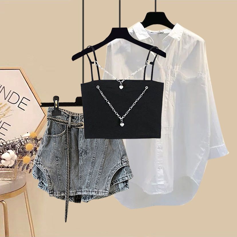 Summer Set Women's 2024 New Ko - đánh giá và giá Women Fashion Jeans Top