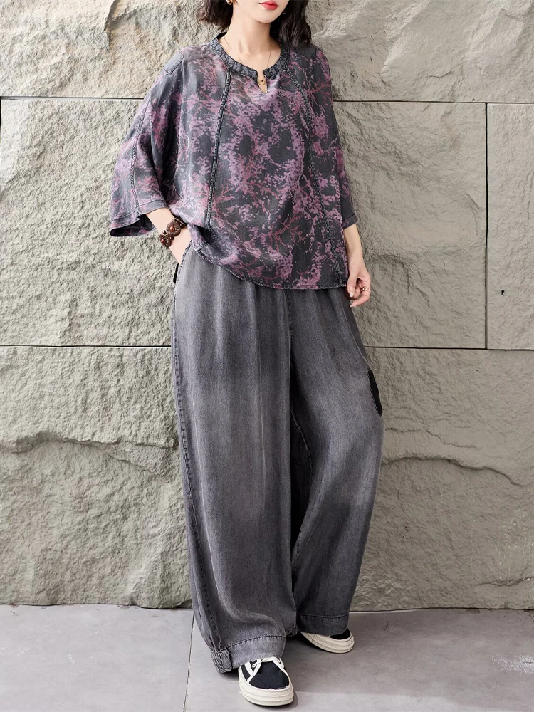 2026 Outfits Ladies Fashion T- - đánh giá và giá Women Fashion Jeans Top