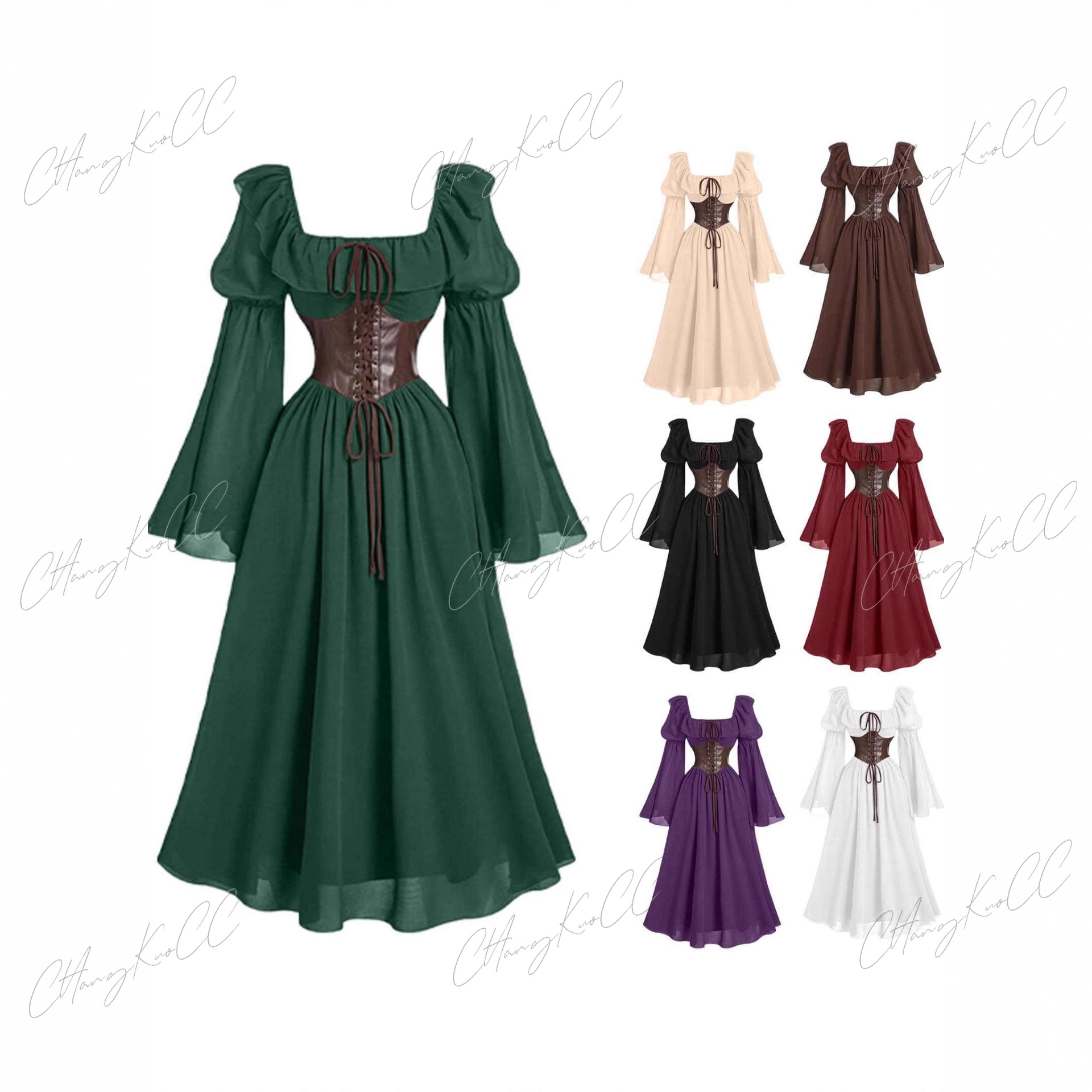 Renaissance Period Medieval Ne - đánh giá và giá Women'S Fashion Renaissance Period