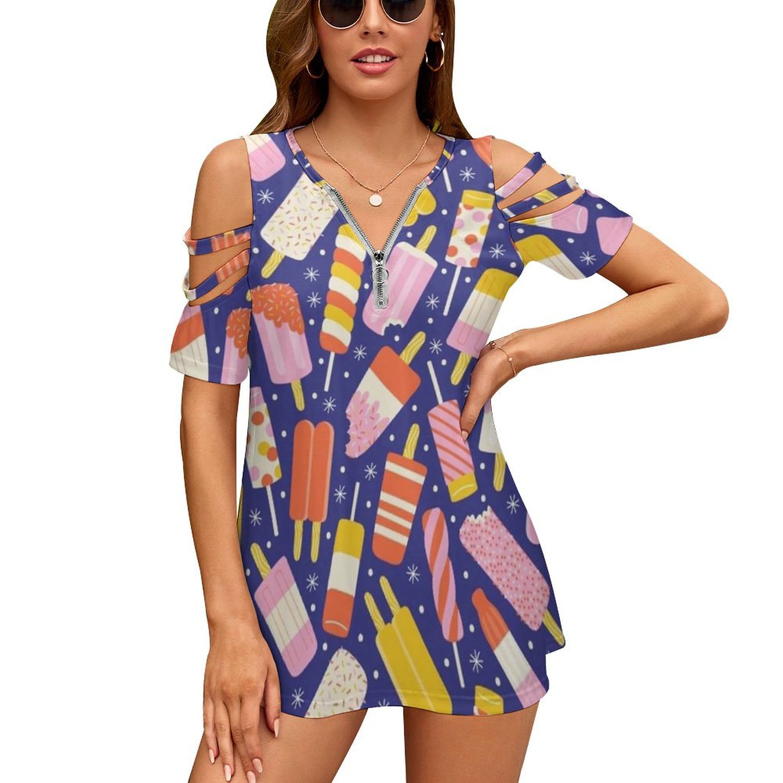 Popsicles New Fashion Zip Off  - đánh giá và giá Women Fashion Vector