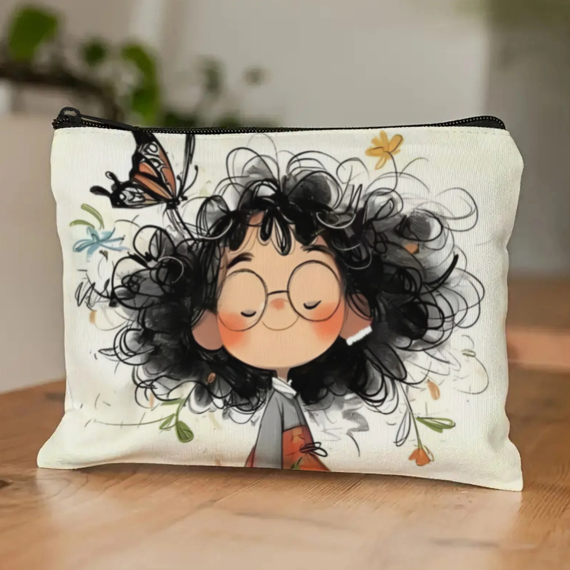 Cartoon Girl Makeup Bag Zipper - đánh giá và giá Women Fashion Images
