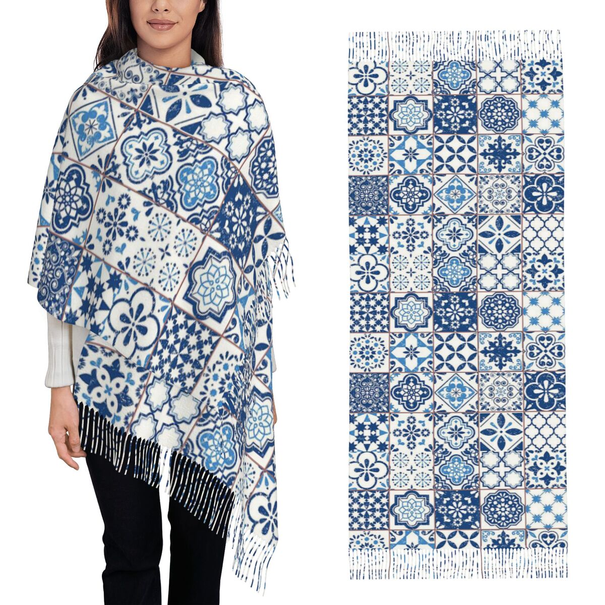 Blue Portuguese Tile Portugal  - đánh giá và giá Women'S Fashion Portugal
