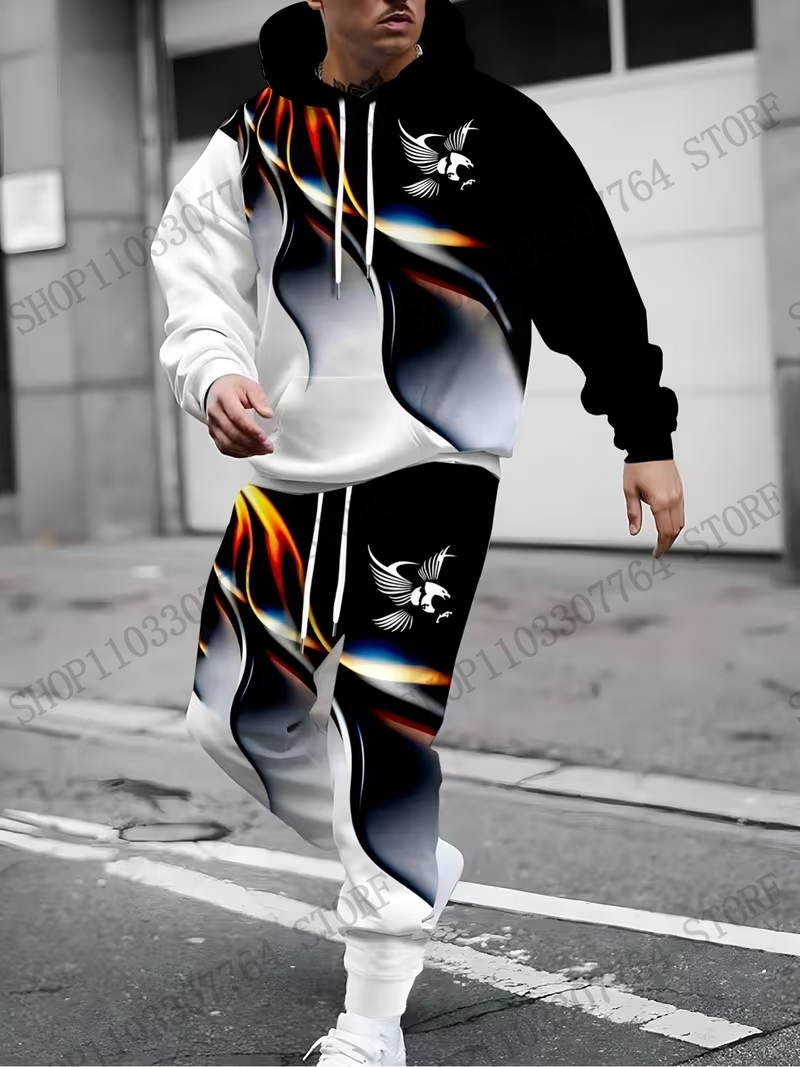 Autumn Winter Hoodie Pant Set  - đánh giá và giá Women And Men Fashion