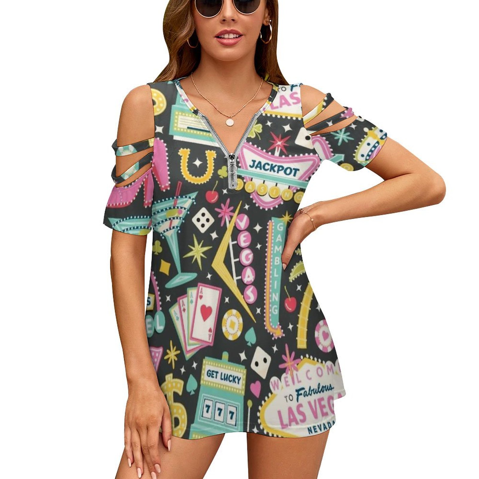 Viva Las Vegas Women's T-Shirt - đánh giá và giá Women Fashion Vector