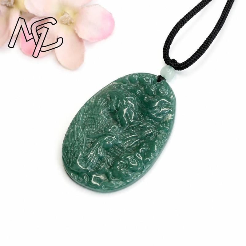 Real Natural Emerald Jade Blue - đánh giá và giá Women And Men Fashion