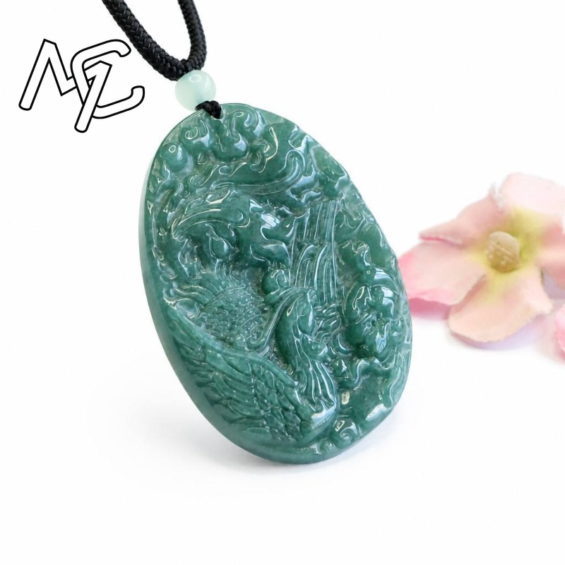 Real Natural Emerald Jade Blue - đánh giá và giá Women And Men Fashion