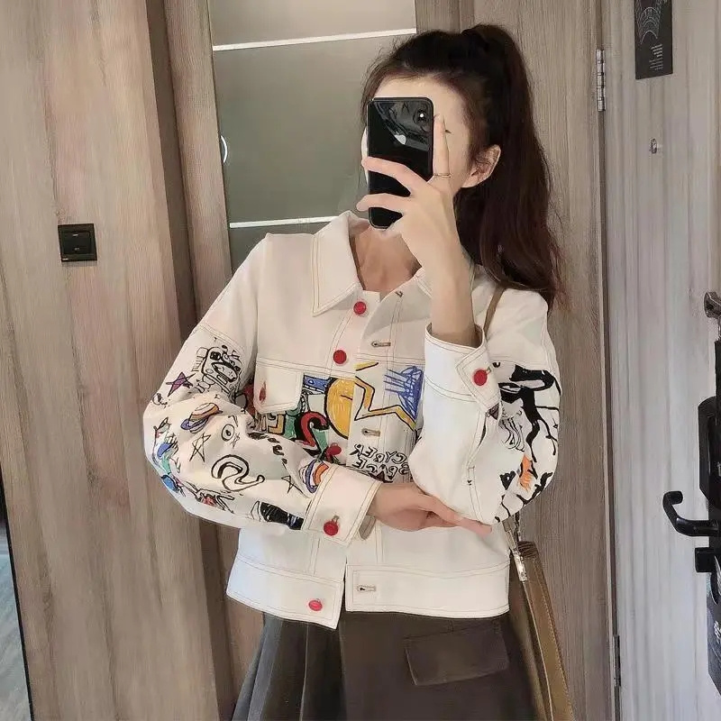 Korean Female Fashion Leisure  - đánh giá và giá Women Fashion Jeans Top