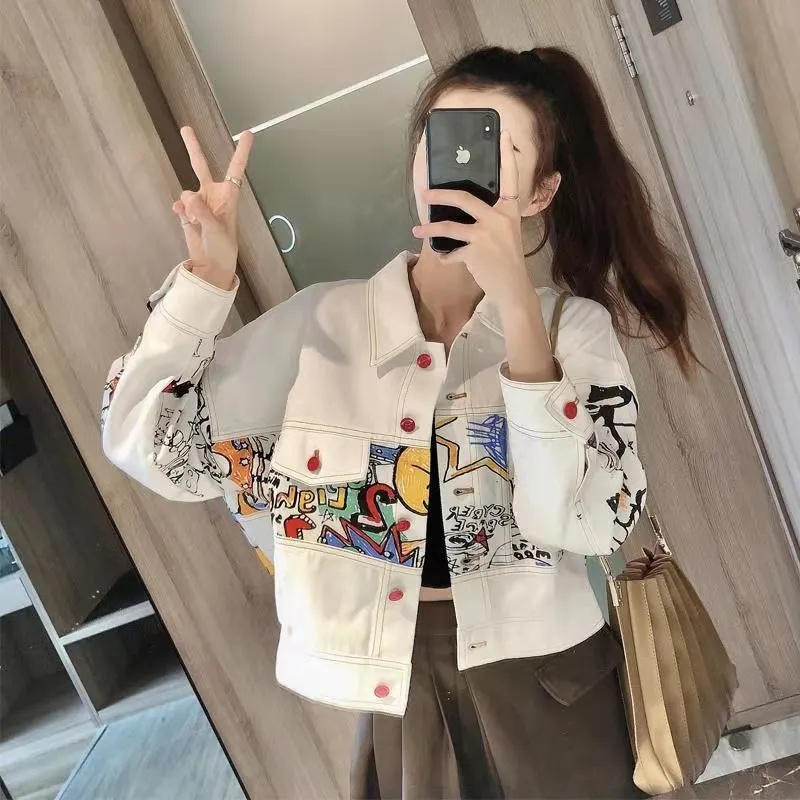 Korean Female Fashion Leisure  - đánh giá và giá Women Fashion Jeans Top