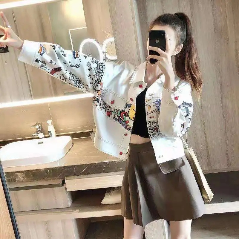 Korean Female Fashion Leisure  - đánh giá và giá Women Fashion Jeans Top
