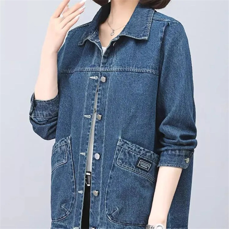 Spring Autumn Lady Long Sleeve - đánh giá và giá Women Fashion Jeans Top
