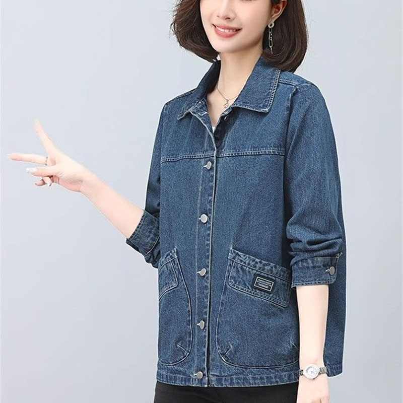 Spring Autumn Lady Long Sleeve - đánh giá và giá Women Fashion Jeans Top