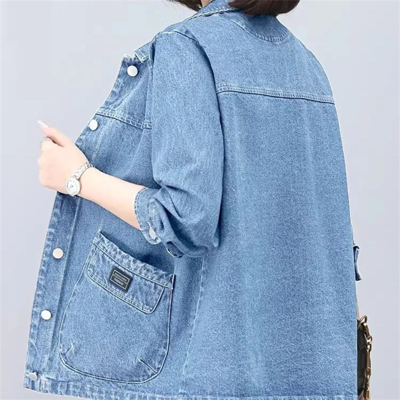 Spring Autumn Lady Long Sleeve - đánh giá và giá Women Fashion Jeans Top
