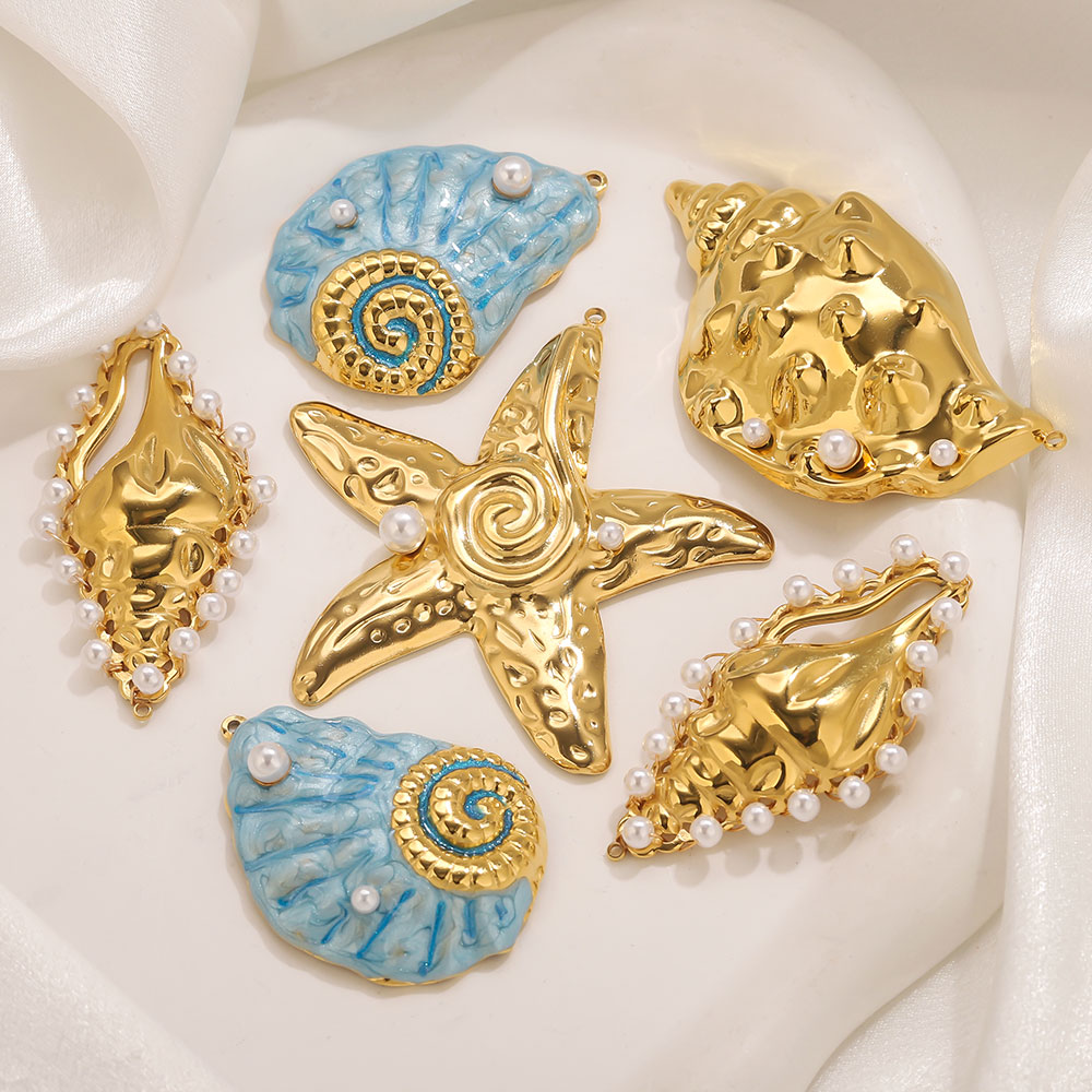 1pcs Large Conch Starfish Shel - đánh giá và giá Women'S Fashion Earrings