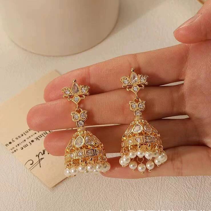 Indian Exaggerated Birdcage Ea - đánh giá và giá Women'S Fashion Earrings